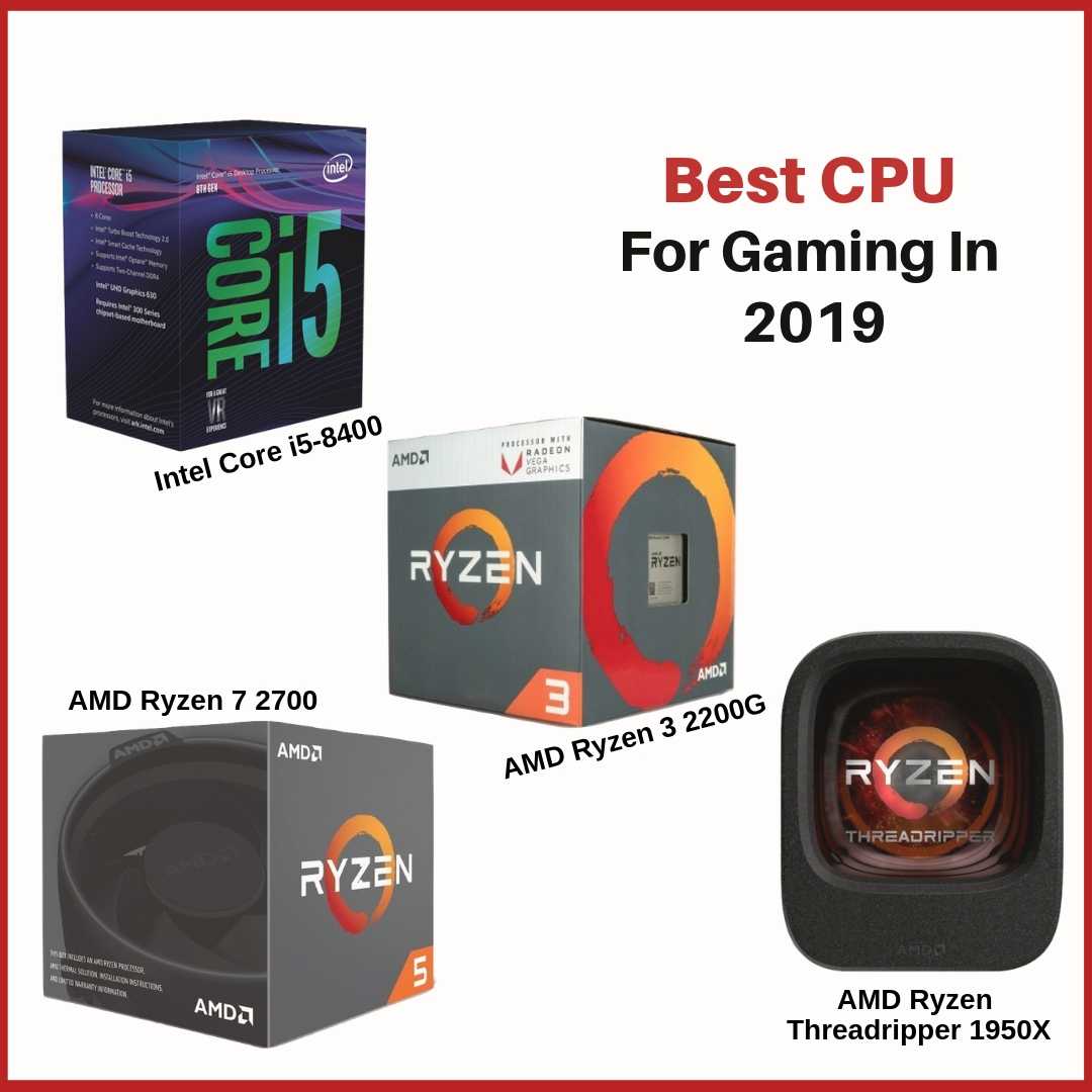 Best CPU For Gaming In 2019